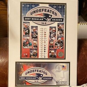 New England Patriots Undefeated Season Poster